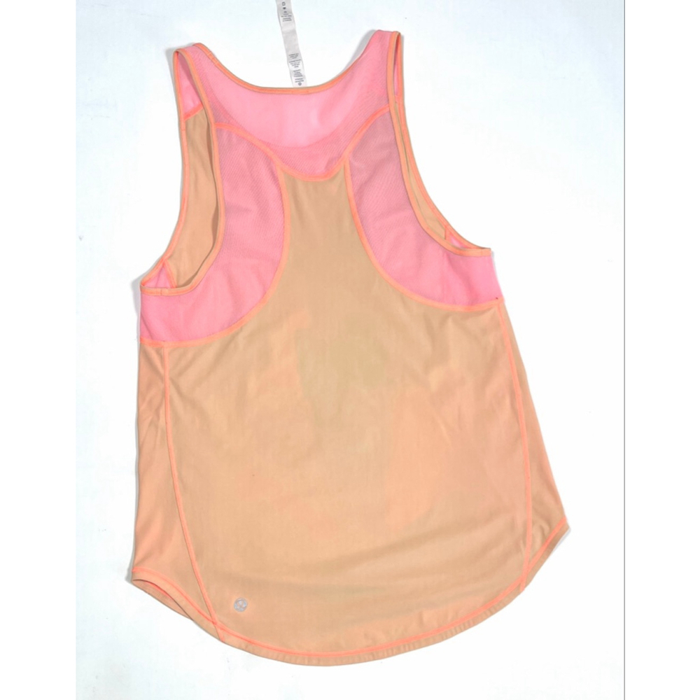 Lululemon Womans Tank Top Mesh Size 4 Beige Pink - Picture 4 of 7